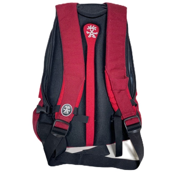 Crumpler Sheep Scarer Backpack Laptop Bag (dk.red/red/cream) - Picture 5 of 6